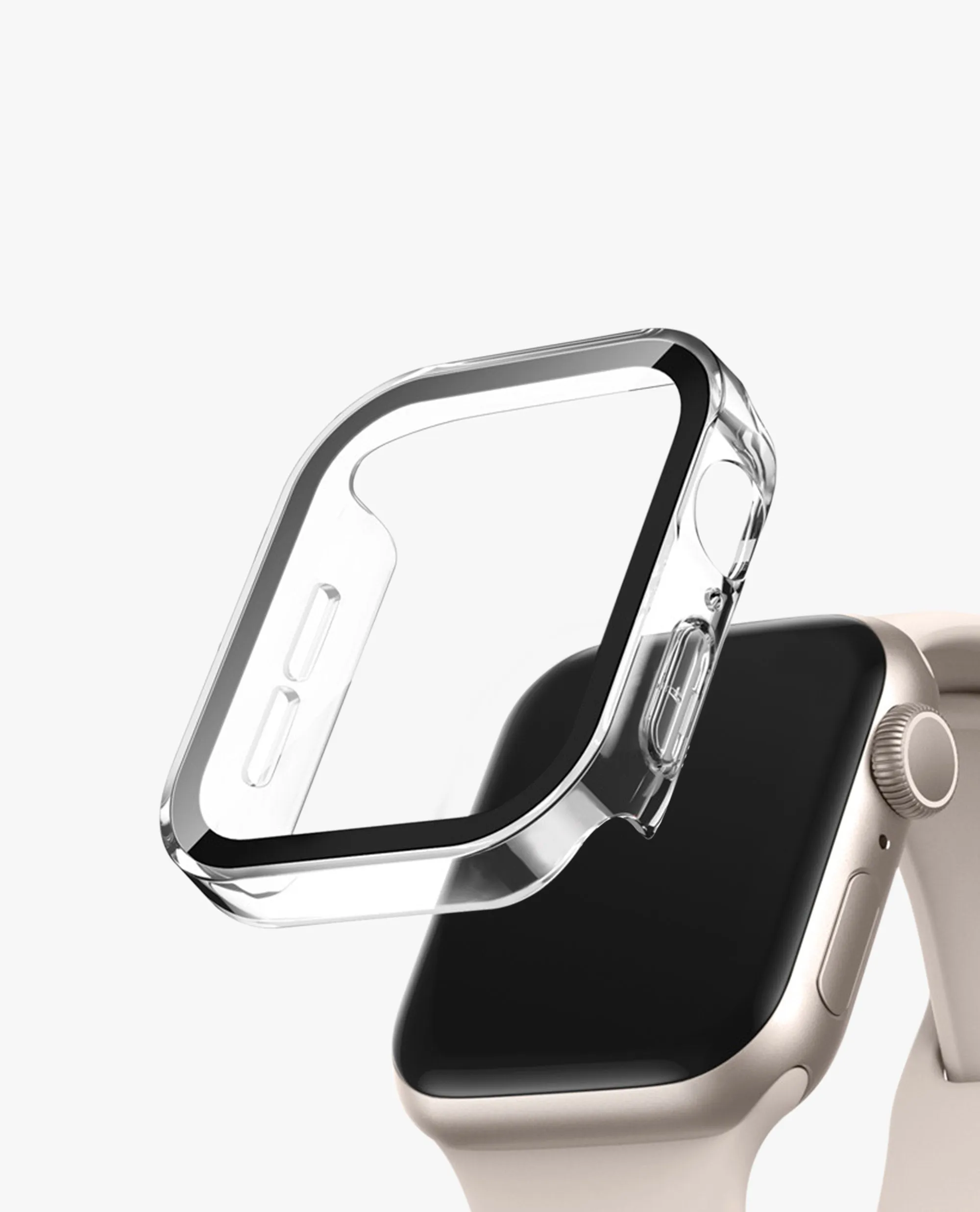 Sleek fit Apple Watch Series Case With Screen Protector