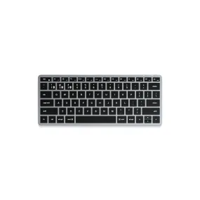 Slim X1 Bluetooth Backlit Keyboard - Space Gray | M1 Wireless Mouse - Space Gray