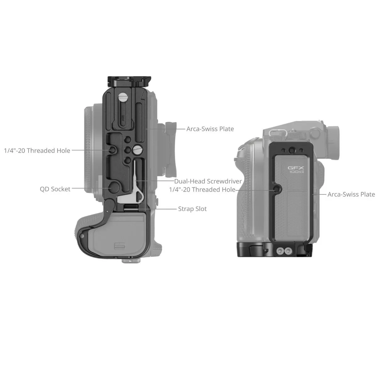 SmallRig L-Shape Mount Plate for FUJIFILM GFX100S II 4716