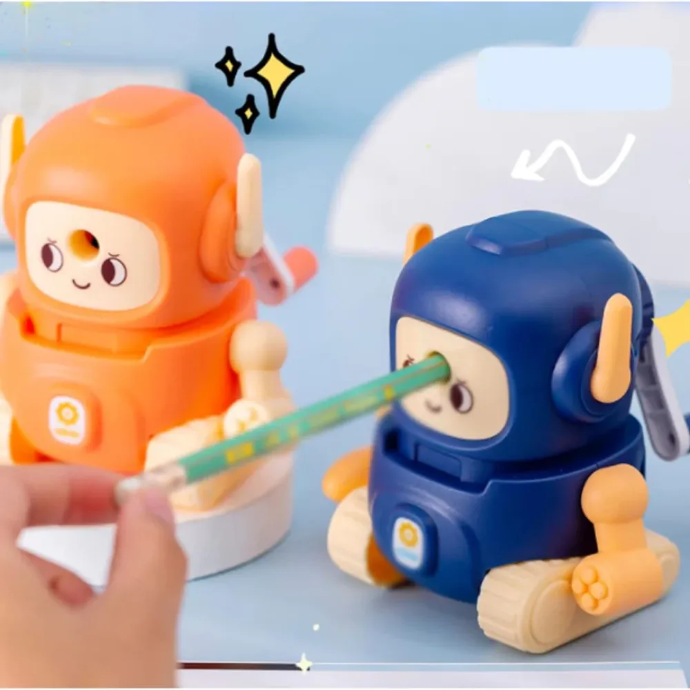 Smart Robbot Shape  Mechanical Pencil Sharpener.