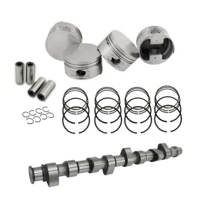 SPA TURBO Forged flat top piston and rings set 83.5mm VW 2.0L 8V   Application hydraulic tappets performance camshaft