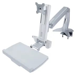 StarTech Sit-Stand Monitor Arm Keyboard Tray Desk Mount up to 27" SITSTANDARM1MS