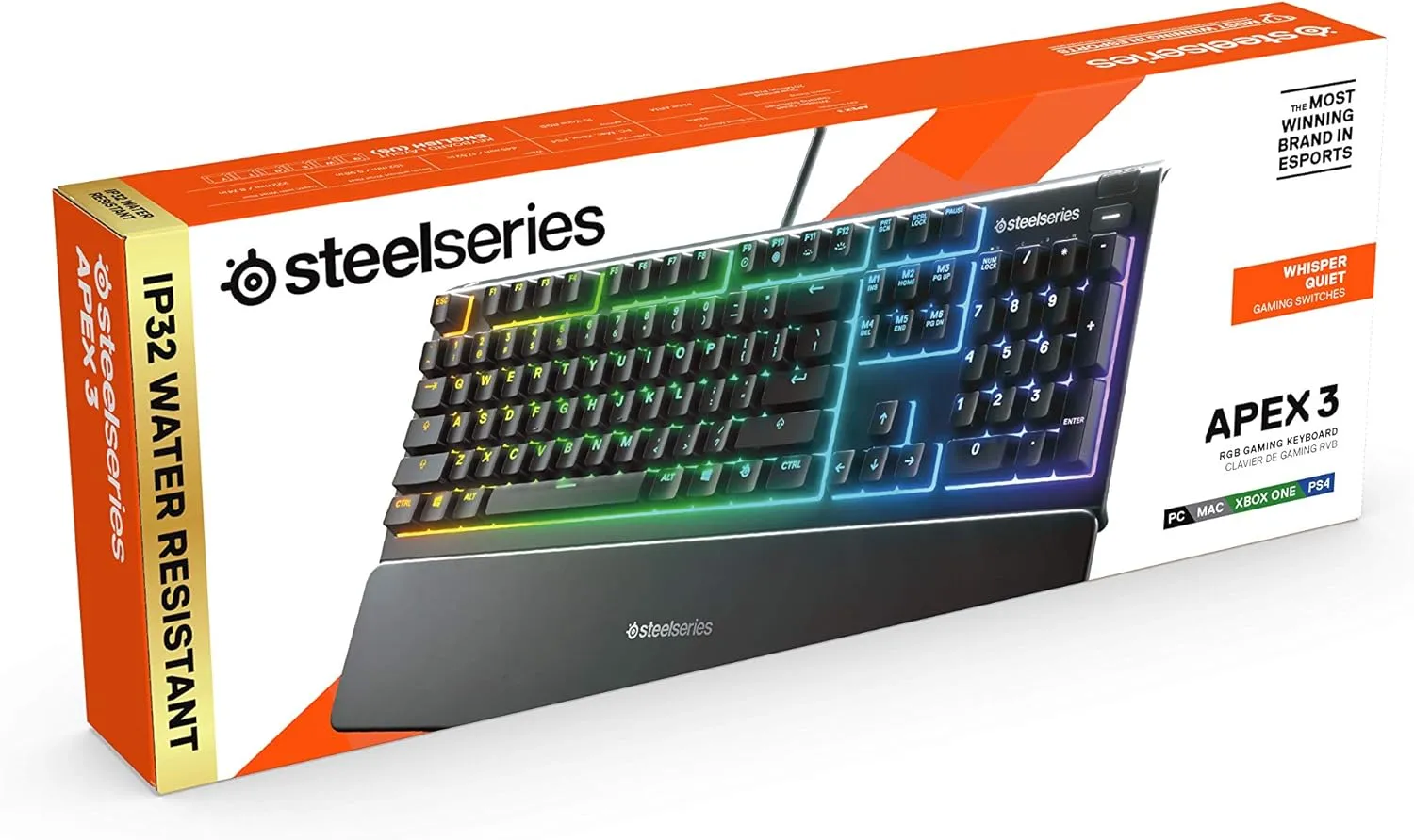 SteelSeries Apex 3 - 10-Zone Rgb Illumination