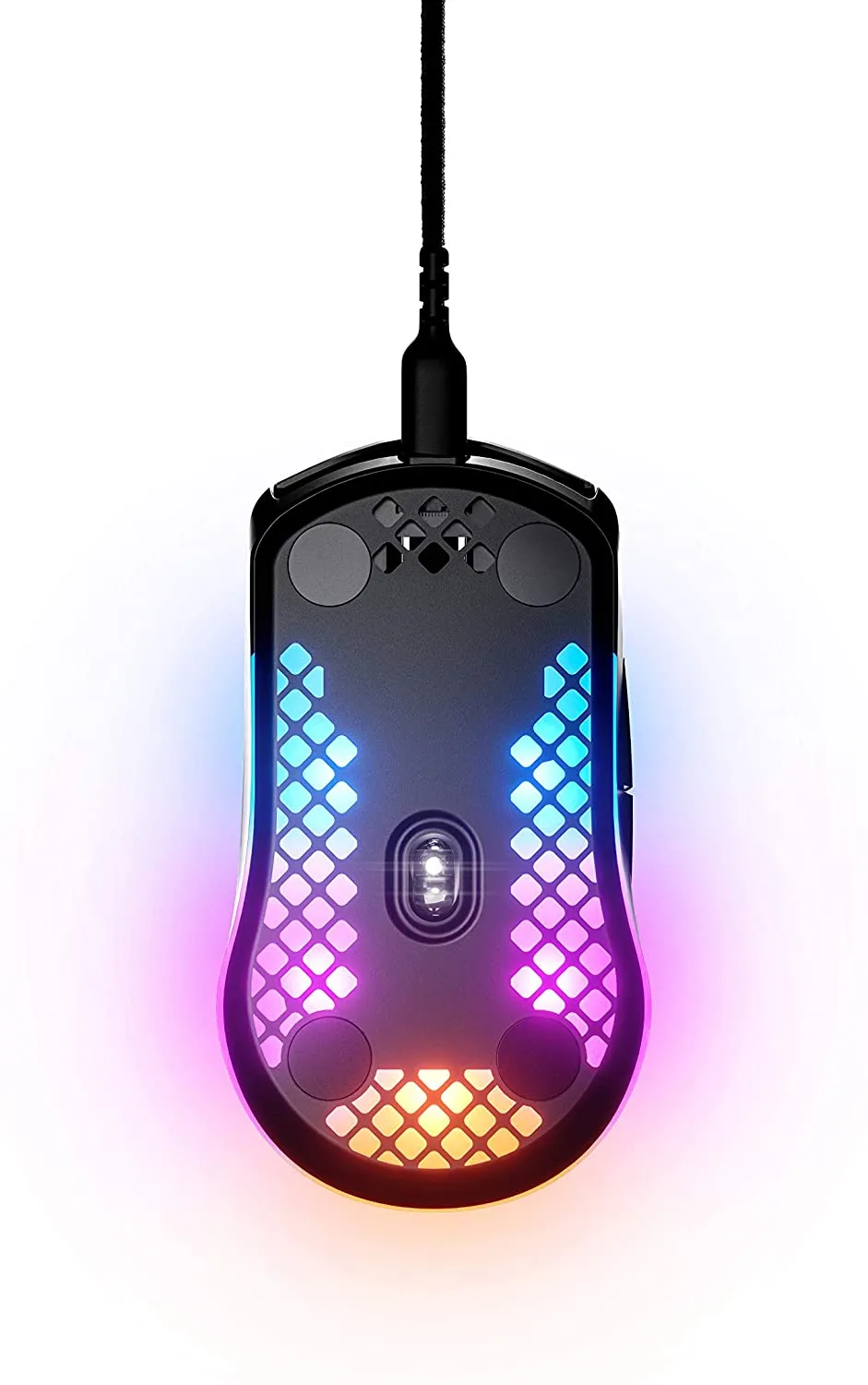 SteelSeries Mouse Aerox 3 Wired - Super Light Gaming Mouse - 8,500 CPI TrueMove Core Optical Sensor - Ultra-lightweight Water Resistant Design - Universal USB-C connectivity (62599)