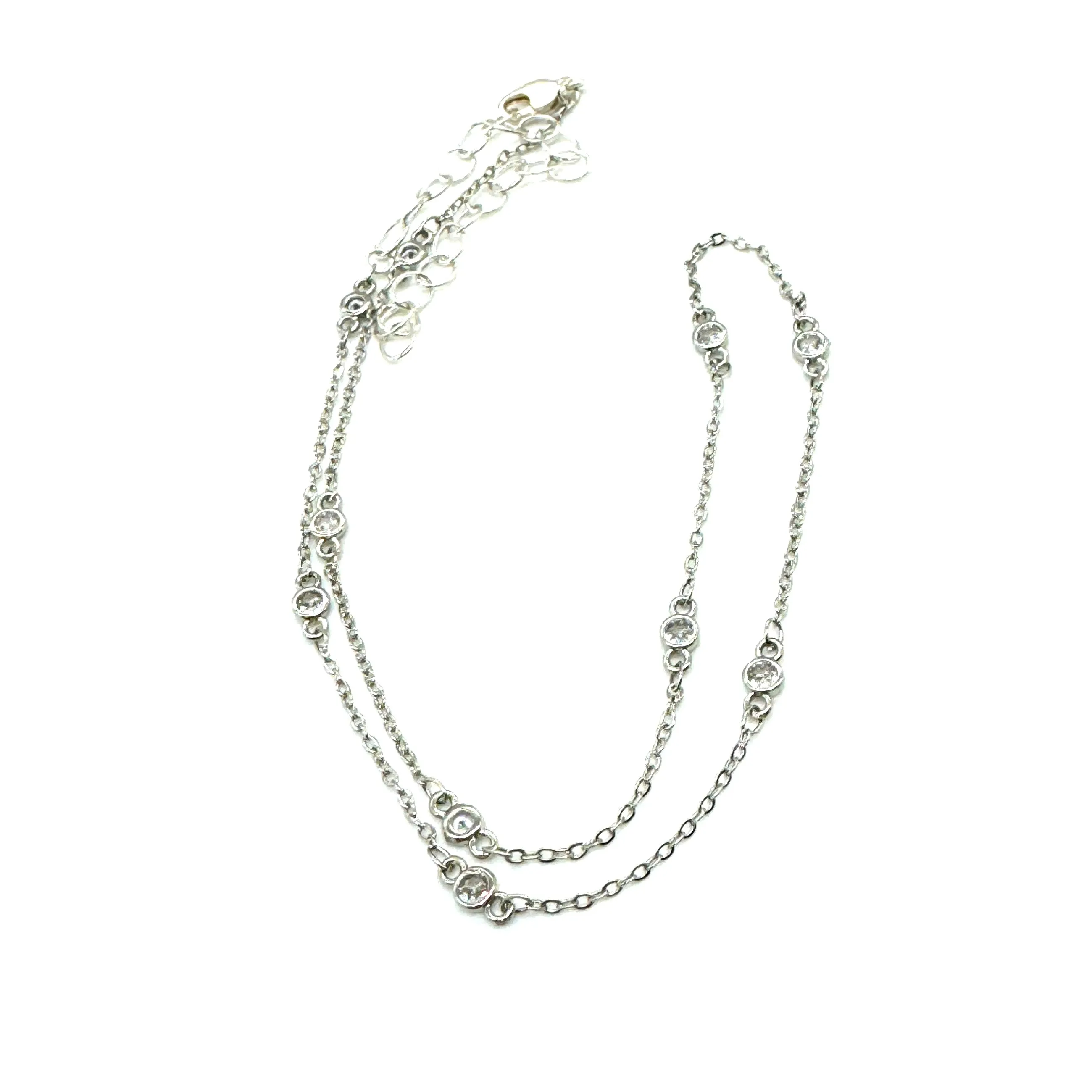 Sweet Petite Sparkle Channel Necklace - 2 lengths  - PREORDER