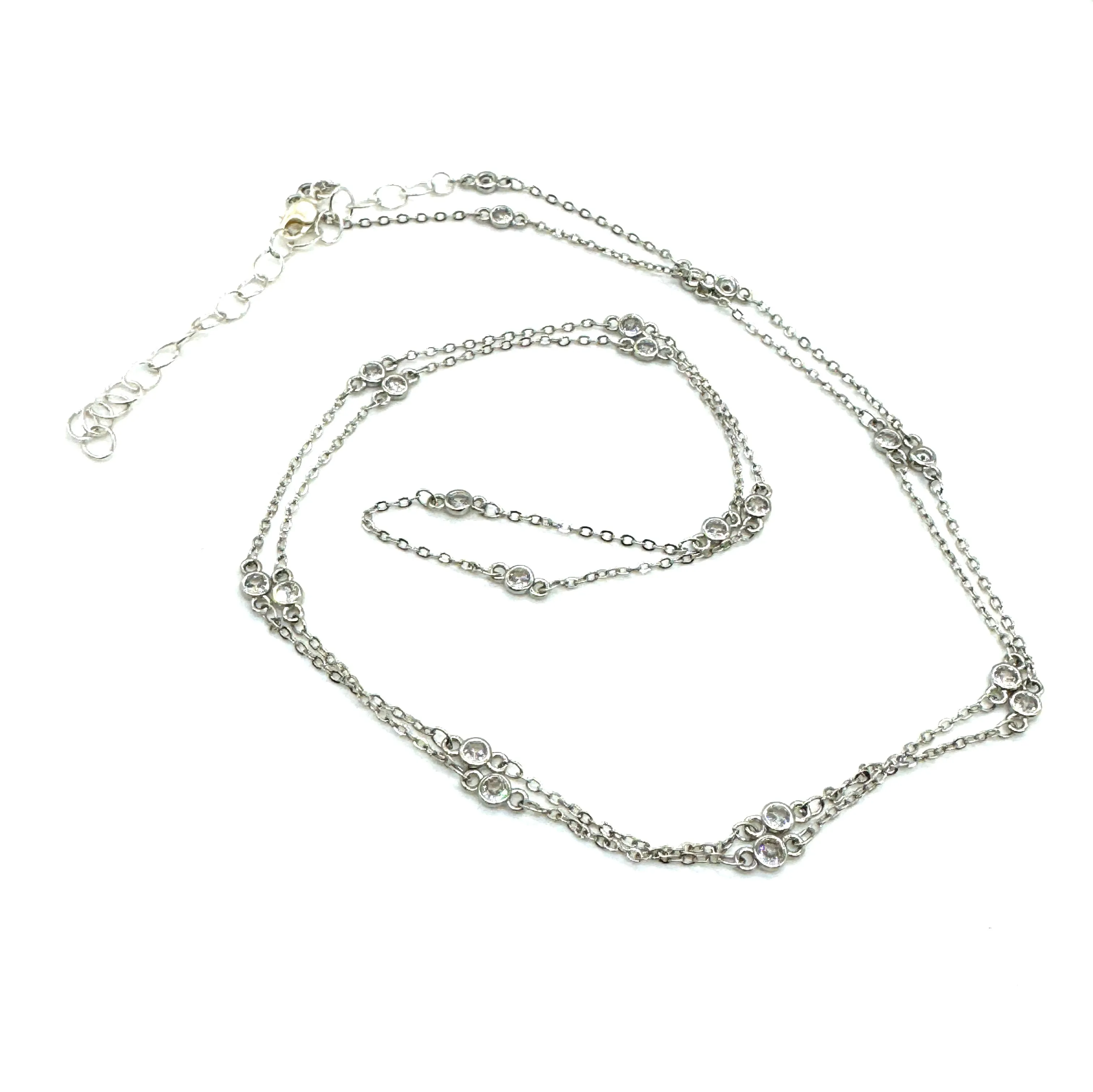 Sweet Petite Sparkle Channel Necklace - 2 lengths  - PREORDER