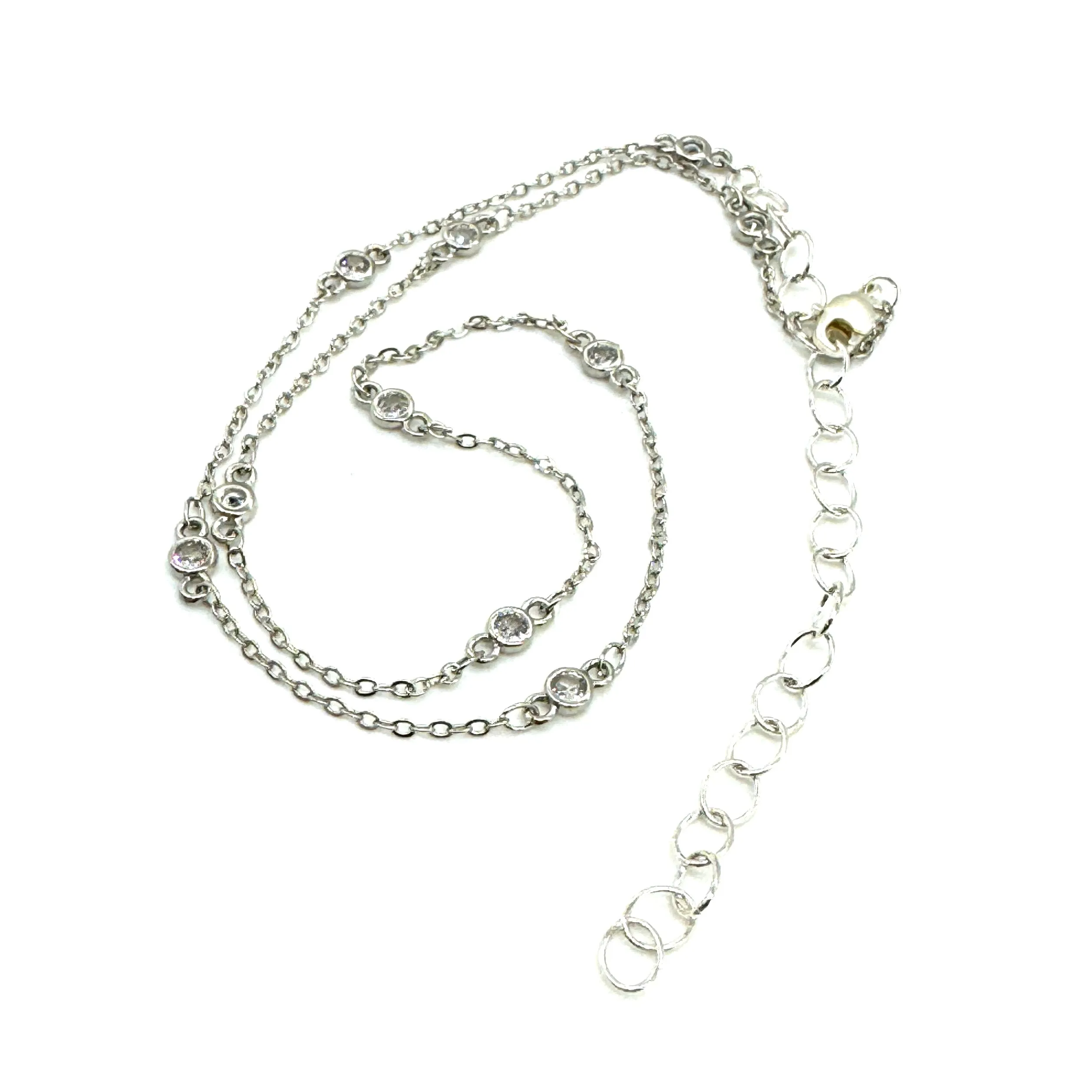 Sweet Petite Sparkle Channel Necklace - 2 lengths  - PREORDER