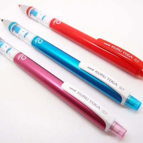 UNI KURU TOGA M7-450 Automatic Pencil Automatic Pen 0.7mm M7-4501P Pink Blue