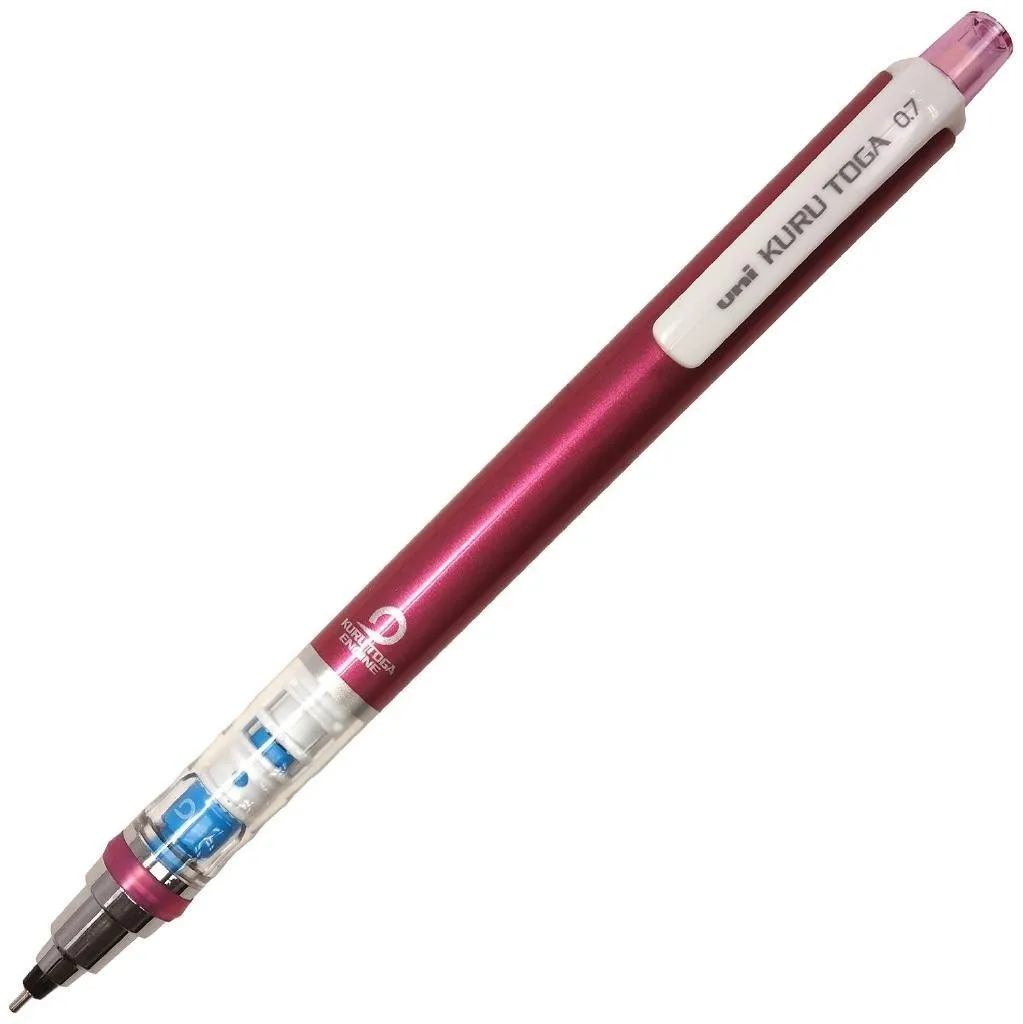 UNI KURU TOGA M7-450 Automatic Pencil Automatic Pen 0.7mm M7-4501P Pink Blue