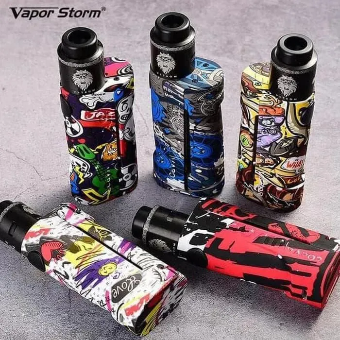 Vapor Storm Eco Lion RDA Vape Kit - 90W 18650 Mech Mod