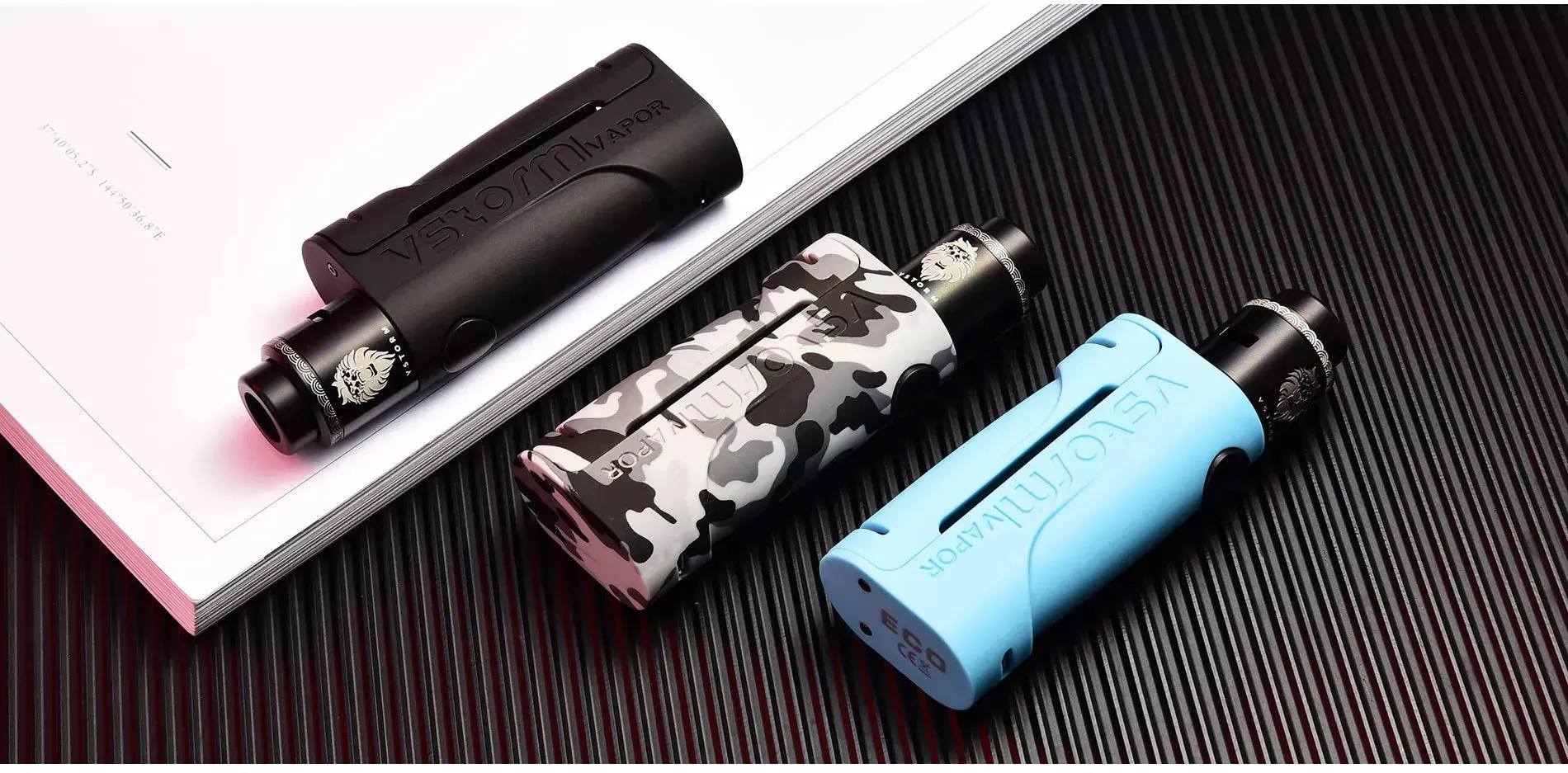 Vapor Storm Eco Lion RDA Vape Kit - 90W 18650 Mech Mod