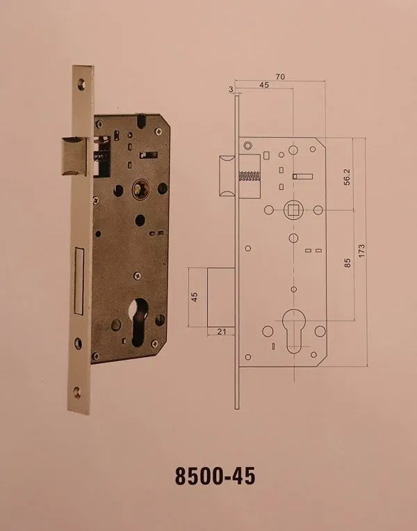 VILA Smart Lock, D019 SN ,With WiFi Tuya App, Display screen,Keypad Digital,Biometric Fingerprint,IC Card,Mechanical key Unlock for Apartment Hotel Home Use. COLOR: (SILVER)