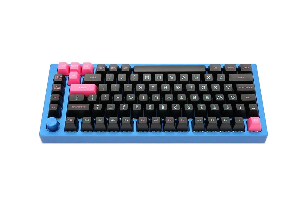 [Wholesale] Domikey SA abs doubleshot keycap Miami Night for mx stem keyboard poker 87 104 BM60 BM65 BM68 gh60 xd64 xd68 xd87 Cyan Magenta