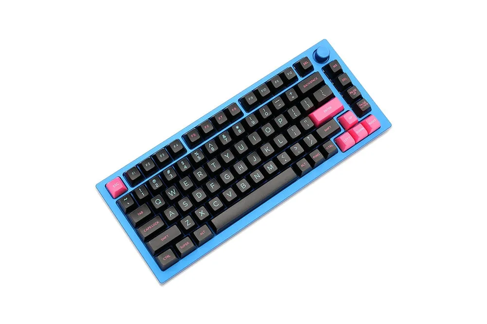 [Wholesale] Domikey SA abs doubleshot keycap Miami Night for mx stem keyboard poker 87 104 BM60 BM65 BM68 gh60 xd64 xd68 xd87 Cyan Magenta