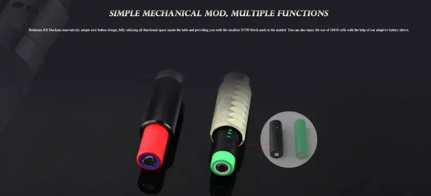 Wismec Reuleaux RX Machina Mech Mod RDA Kit