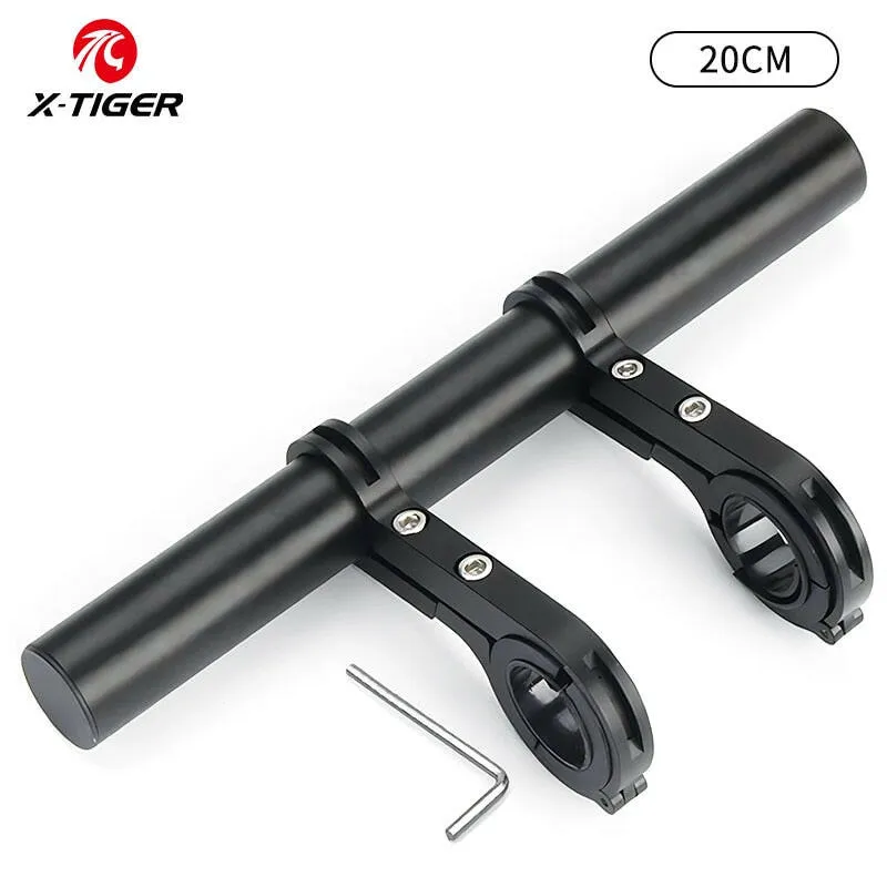 X-TIGER Bike Handlebar Extender Lightweight Durable Double Rack Multifunctiona Bicycle Handlebar Extension Bracket