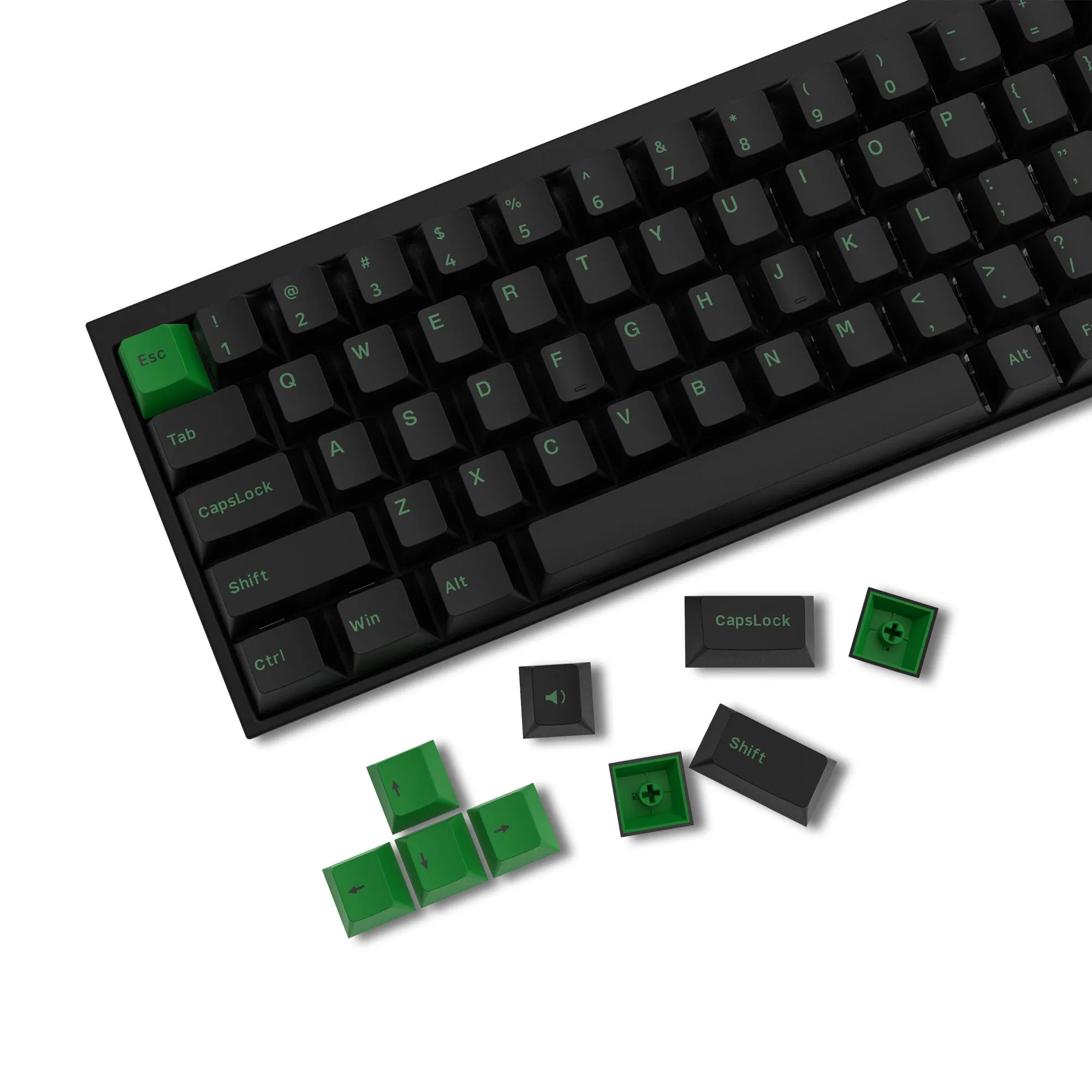 [XVX Retro Cherry Series] Cherry Profile 168-Key Double-Shot PBT Keycap Set (4 Colors)