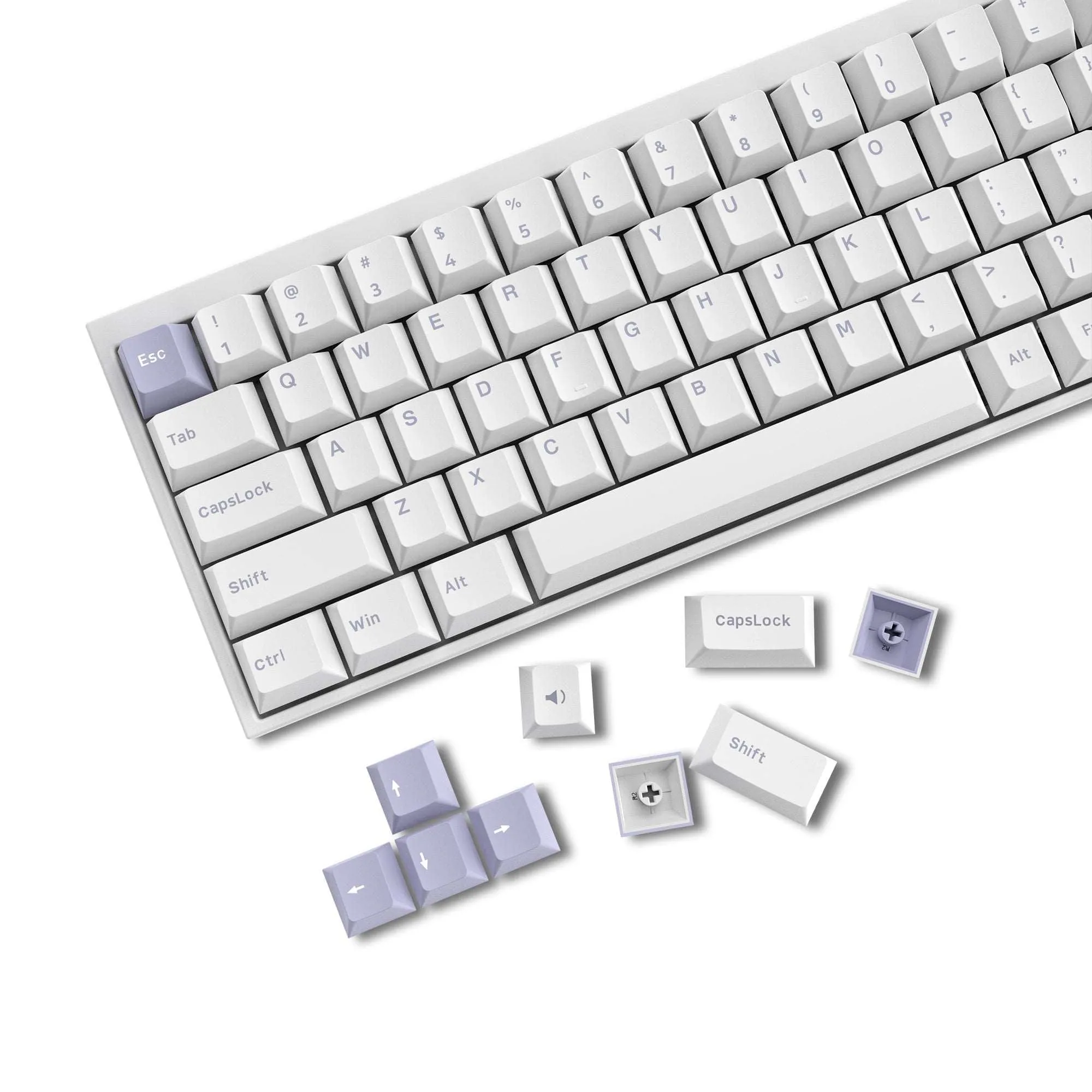 [XVX Retro Cherry Series] Cherry Profile 168-Key Double-Shot PBT Keycap Set (4 Colors)