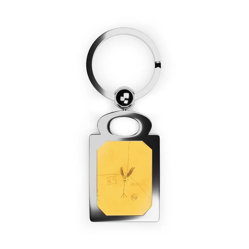 Zoovac Rectangle Photo Keyring